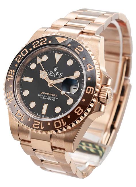 rose gold rolex gmt